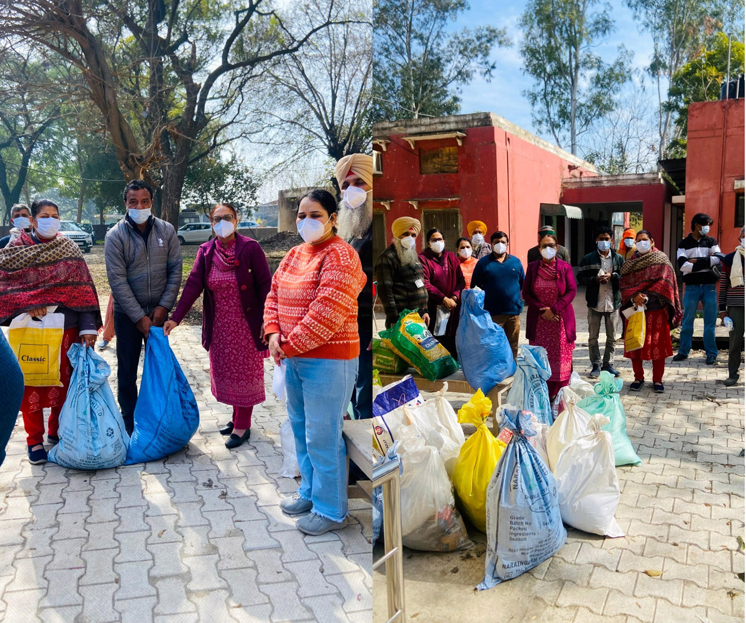 ਐਸ.ਐਮ.ਓ. ਨੇ ਟੀ.ਬੀ. ਦੇ 15 ਮਰੀਜ਼ਾਂ ਨੂੰ ਖਾਣ-ਪੀਣ ਦਾ ਸਮਾਨ ਵੰਡਿਆ
